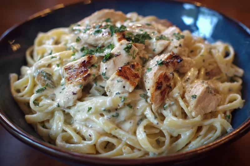 Classic Creamy Chicken Alfredo Pasta Recipe