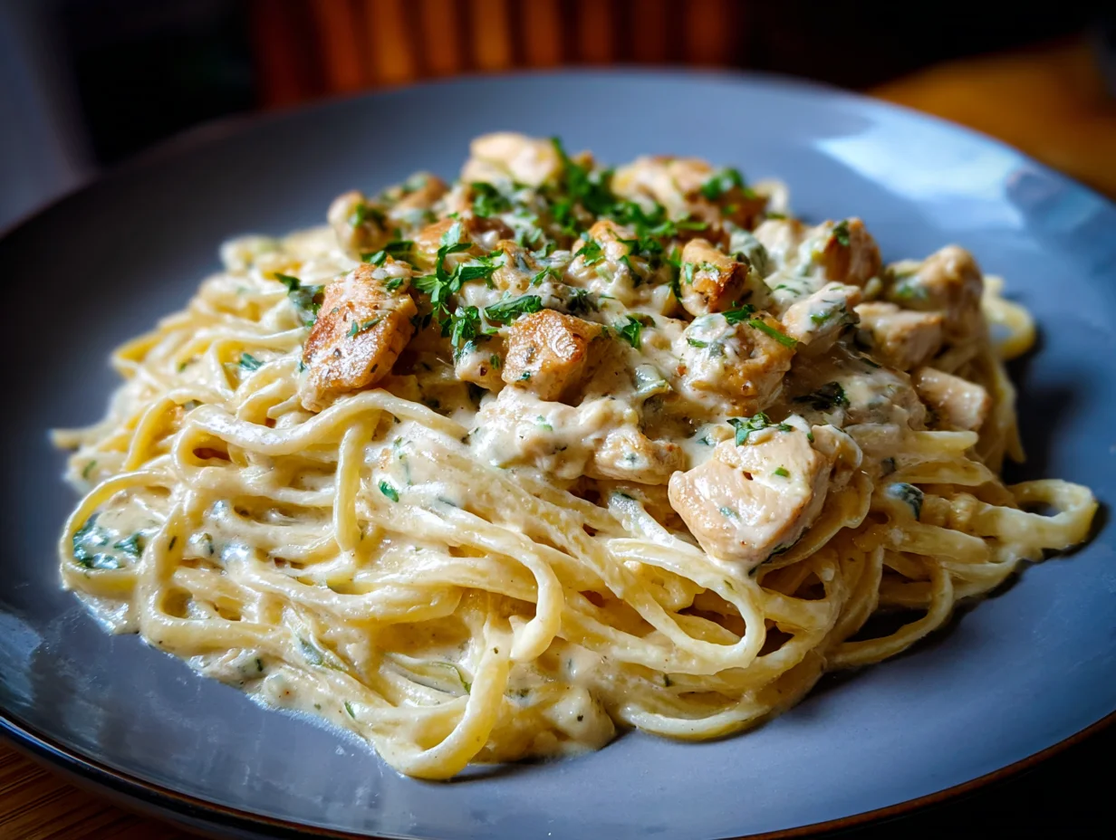 creamy chicken alfredo pasta