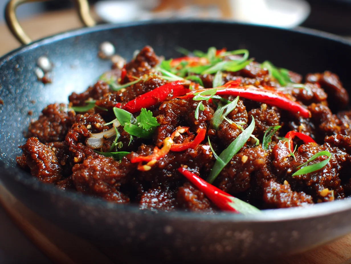 crispy chilli beef
