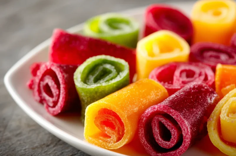 Healthy Fruit Roll Ups Made from Real Fruit