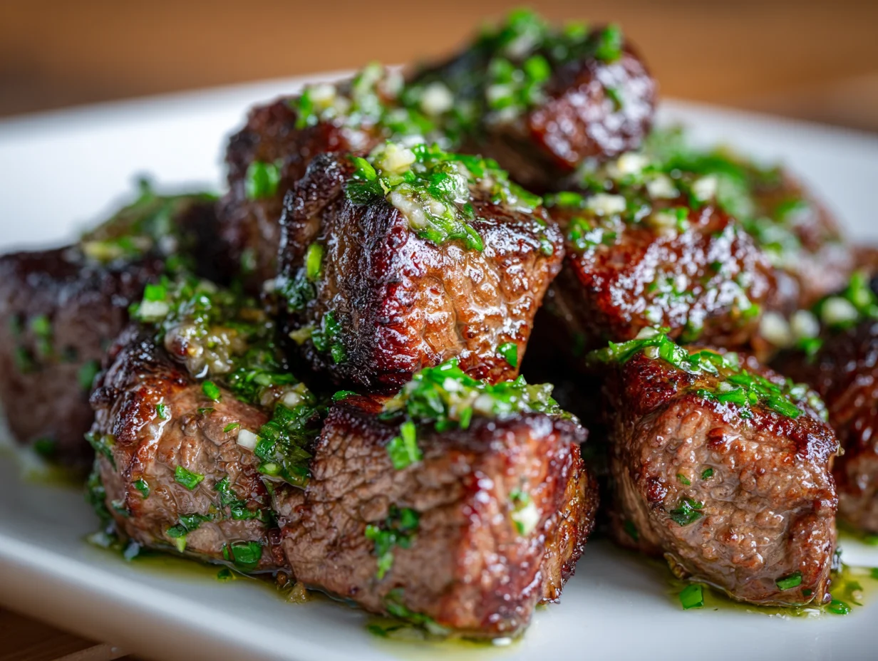 garlic butter steak bites