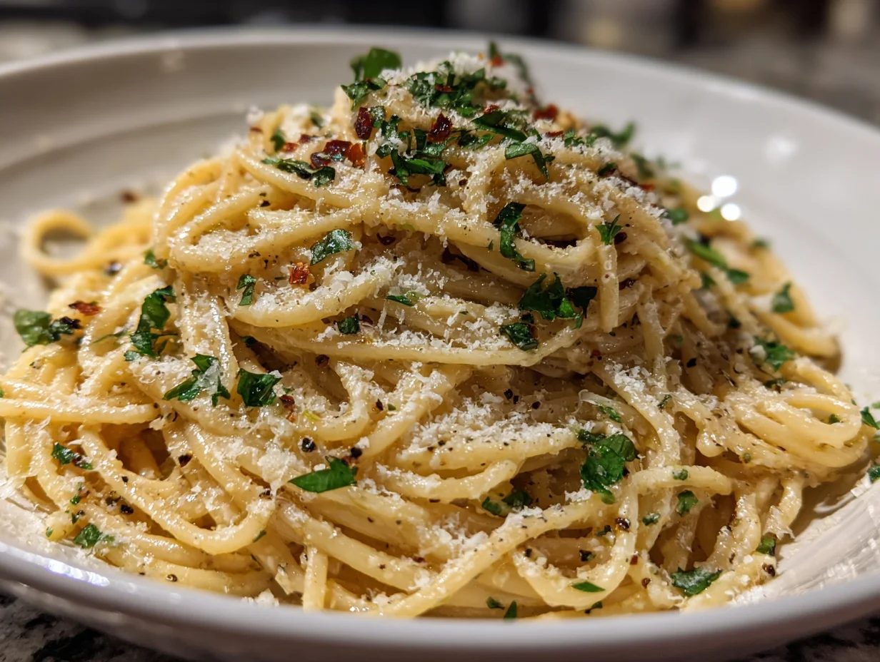 garlic parmesan pasta