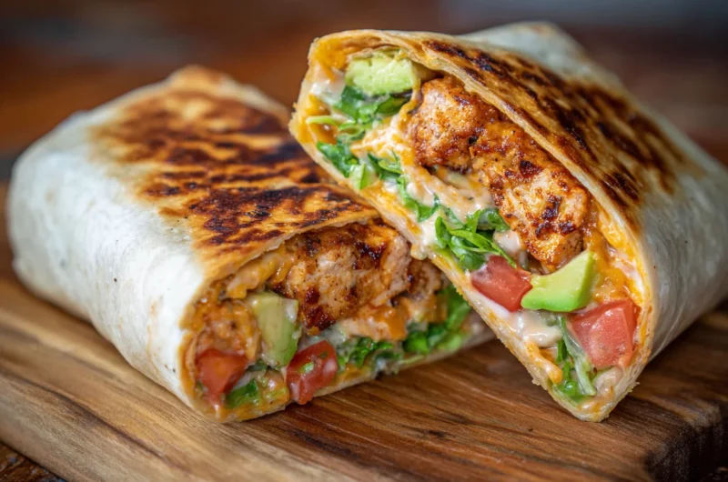 Low-Calorie Healthy Burger Wrap You’ll Love