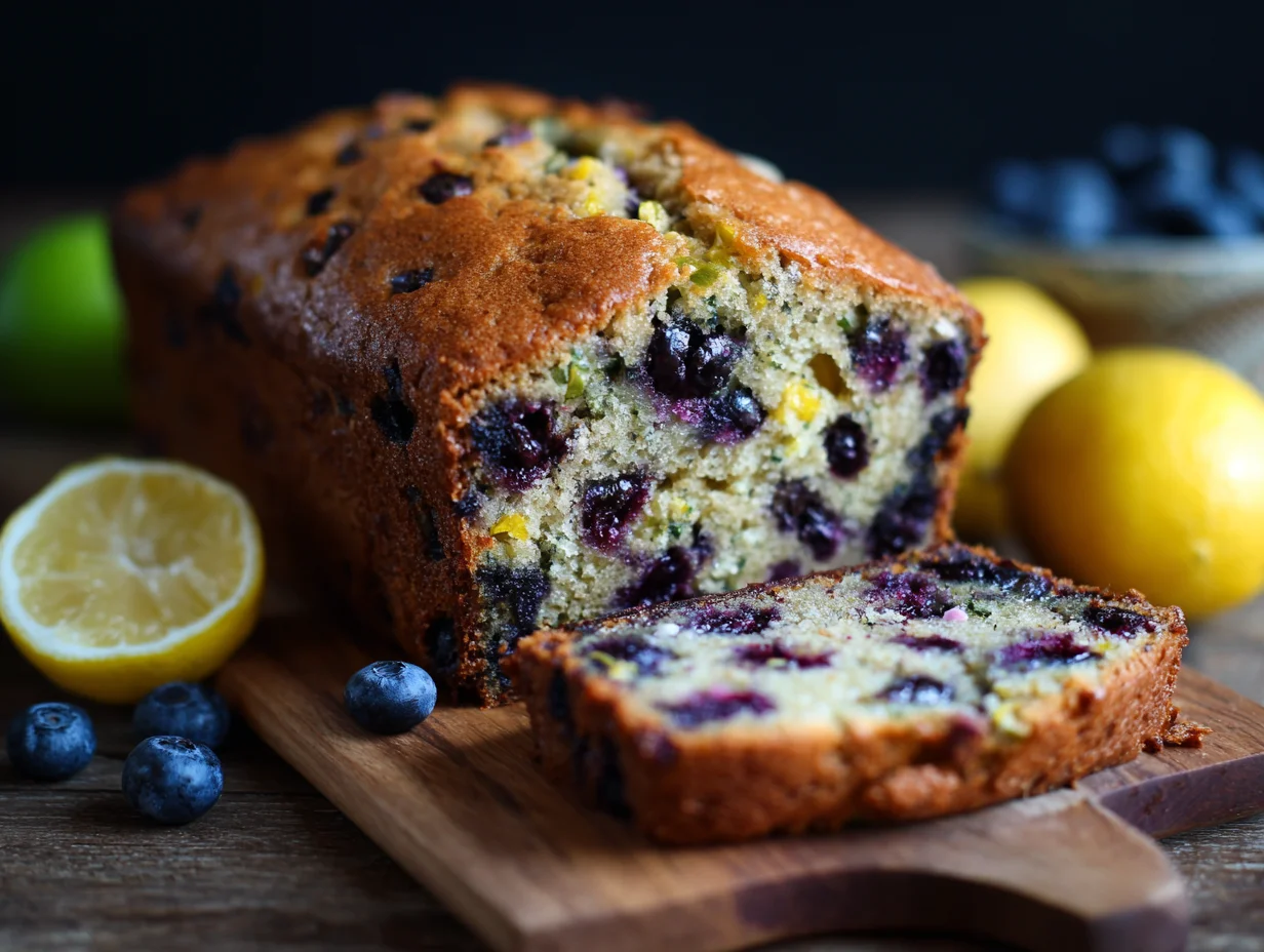 lemon blueberry zucchini bread