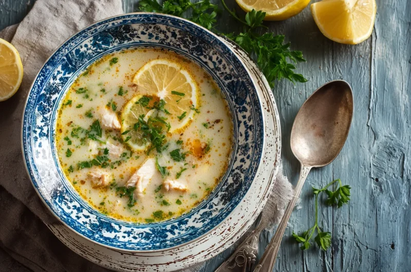 Homemade Lemon Chicken Soup Recipe