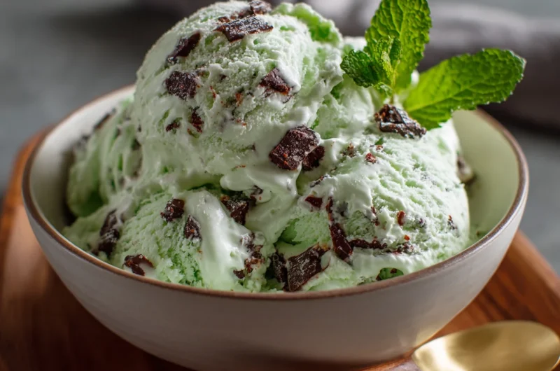 Mint Chip Ice Cream: Classic Frozen Treat