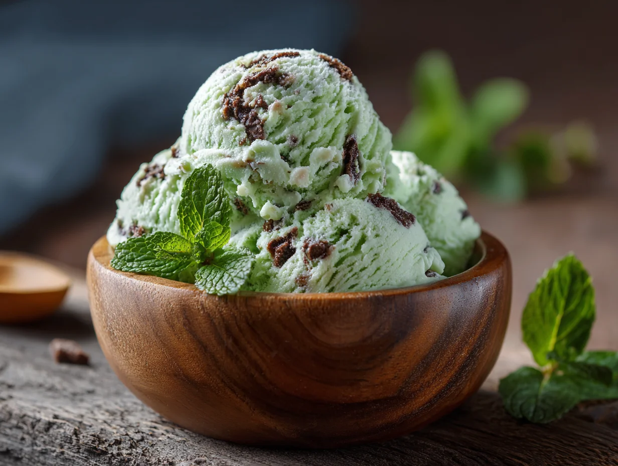mint chip ice cream