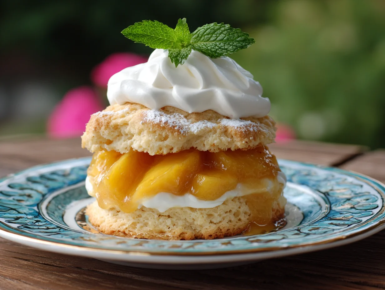 peach shortcake