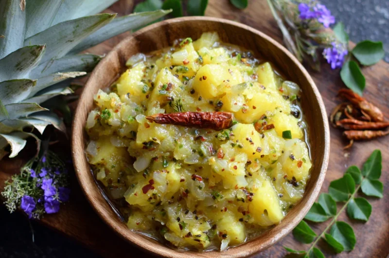 Simple Pineapple Chutney Recipe at Home