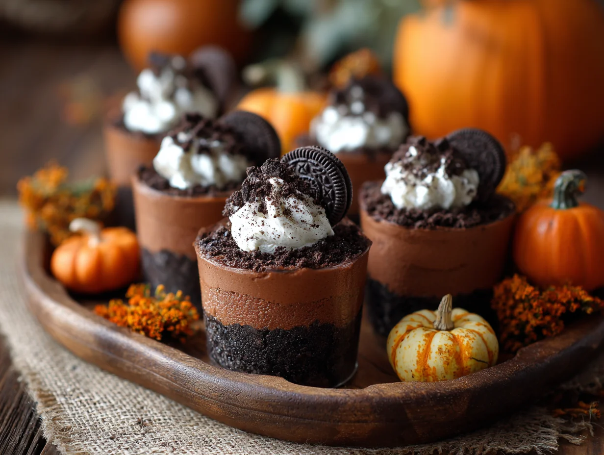 pumpkin patch dirt cups
