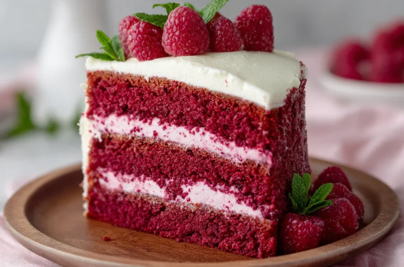 Classic Raspberry Cake Recipe at Home