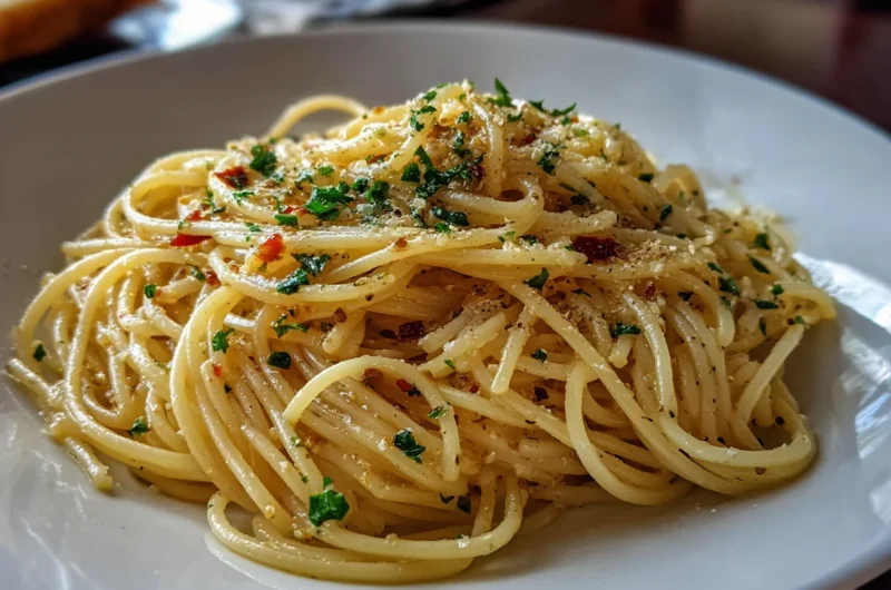 Classic Italian Spaghetti Aglio Olio Recipe